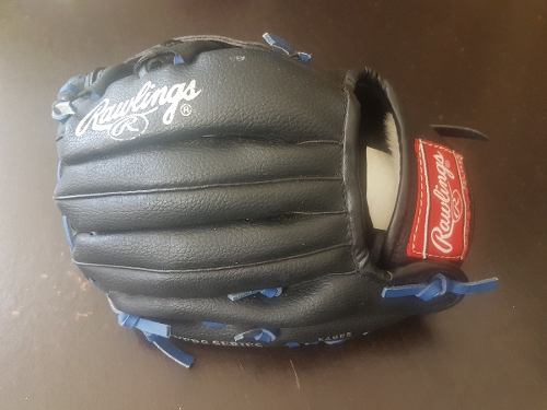 Rawlings Negro Azul T-ball Béisbol Guante Diestros 9.5