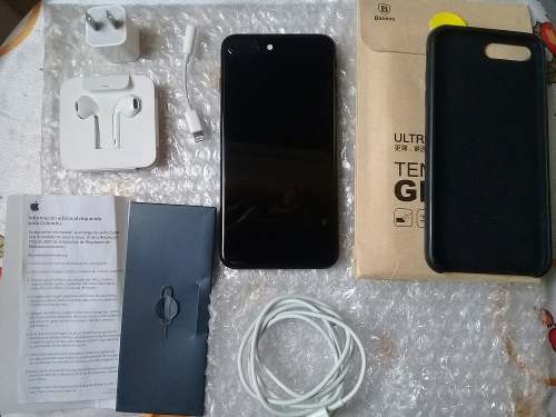 Apple Iphone 7 Plus 128 Gb Jet Black - Liberado Y Accesorios