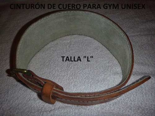 Cinturón De Cuero Para Gym - Unisex - Usado