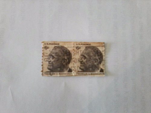 Estampilla 6 ¢ Franklin Roosevelt Serie Prominent Americans