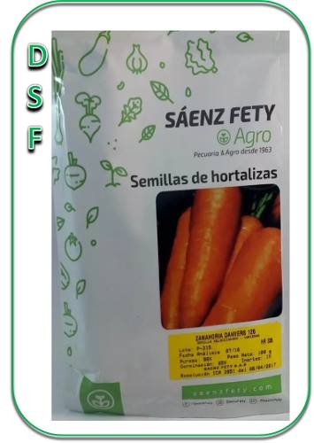 Semilla Zanahoria Danvers 126 Saenz Fetty 100 Gr