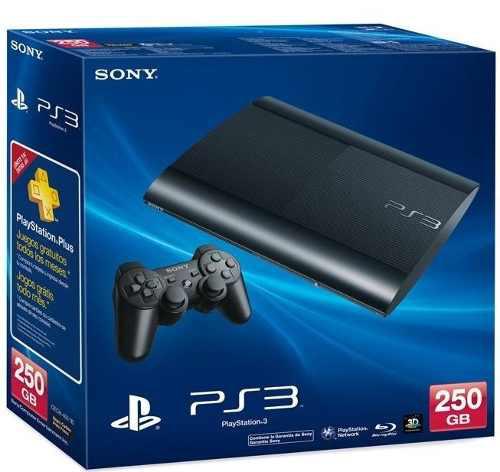 Sony Playstation 3 Slim De 250 Gb + 2 Controles + 20 Juegos