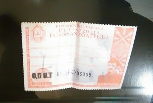 Timbres Fiscales 0,5 Ut