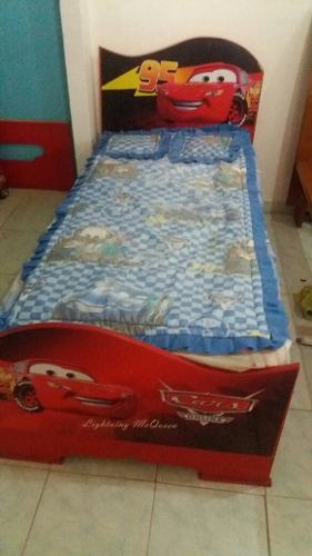 Cama Cuna De Cars Con Colchon