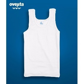 Franelilla Camiseta Ovejita Blanca Talla 12.