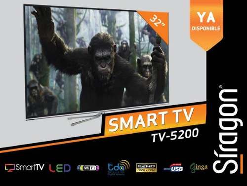 350$ Televisor 32 Led Siragon Smart Tv Nuevo