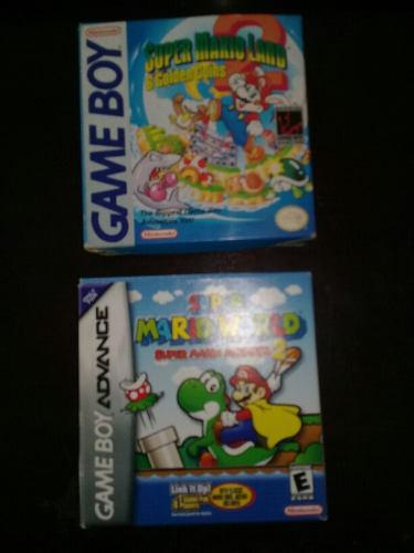 Cajas Vacías Juego Nitendo Y Gameboy Rojo