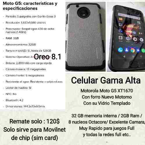 Celular Motorola Moto G5 32gb
