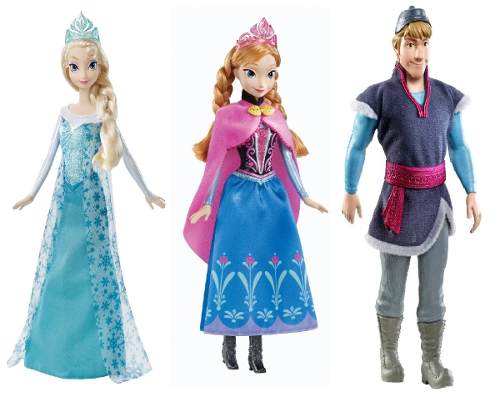 Frozen Muñecas Elsa, Anna O Kristoff, 100% Original Disney