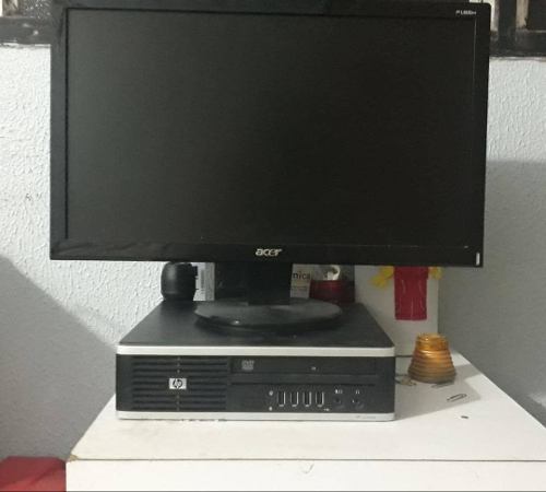Hp Compaq  Elite Ultra Slim Con Monitor Acer 18.5