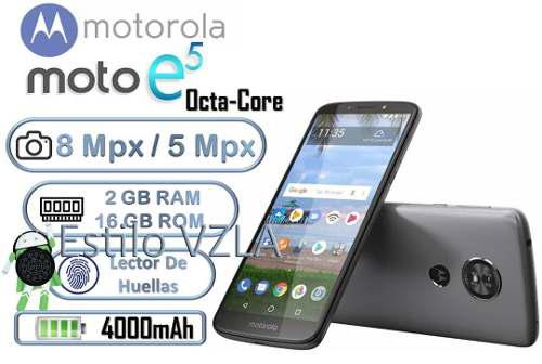 Motorola Moto E5 Huella Superbateria 4000mah 16gb Android 8