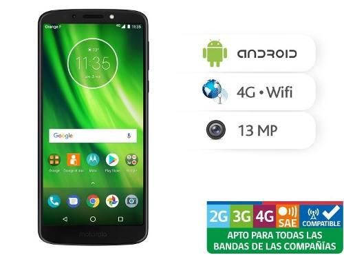 Motorola Moto G6 Play + 32gb + 3gb Ram + 13mp + Nuevo 4g Lte
