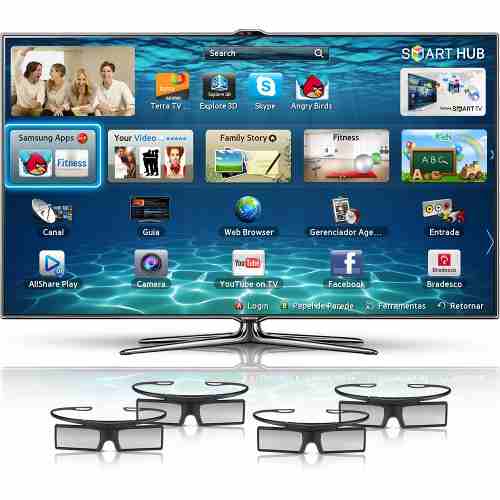 Smart Tv 55 Samsung Serie 7 Camara 3d Lentes