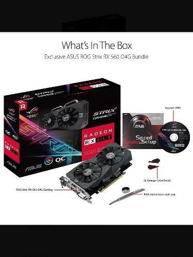 Tarjeta De Video Asus Radeon Rx560 4gb Ddr5