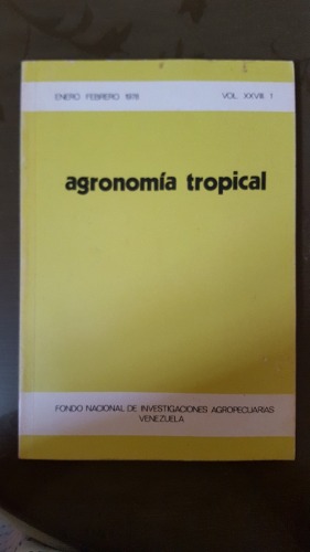 Agronomía Tropical. Colección De Revistas