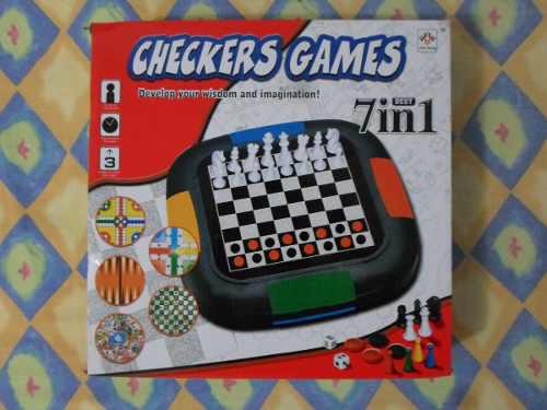 Juego De Mesa Checkers Games 7 En 1