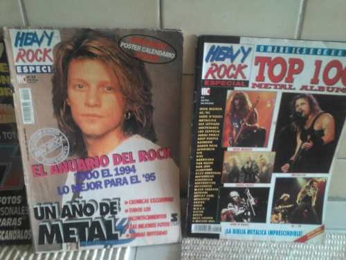 Revistas Heavy Metal Heavy Rock Metallica Ac/dc Kiss Led Zep