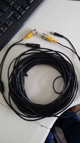 Cable Para Camara Con Conector De Corriente Y Video