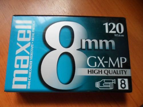 Cinta Cassette Para Filmadora Video Cámara 8mm Maxell Gx-mp