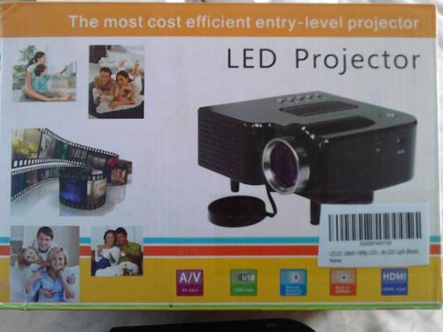 Led Proyector Nuevo De Color Negro Nunca Usado