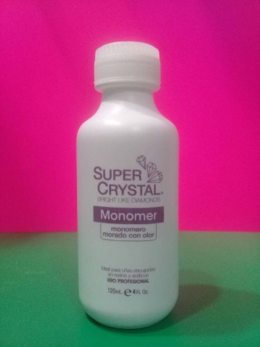 Liquido Monomer Morado Con Olor Super Crystal De 4 Onzas