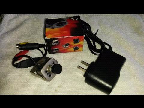 Mini Camara Espia 6.led 3.6mm Con Audio