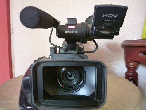 Remate Video Filmadora Hd Profecional Sony Hvr Hd