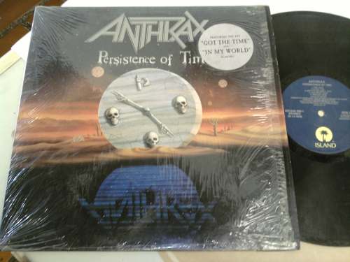Anthrax,lp Rock Trashmetal,persistence Of Time, Importado