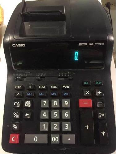 Calculadora Casio Dr-120tm