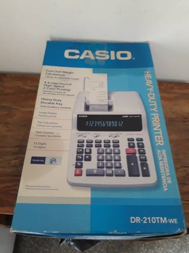 Calculadora Casio Dr-210tm-we