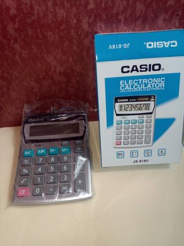 Calculadora Casio Js-818v 8 Digitos