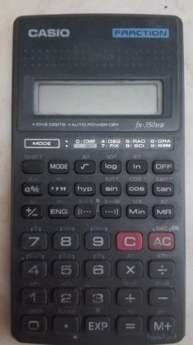 Calculadora Casio Modelo Fx 350 Hb