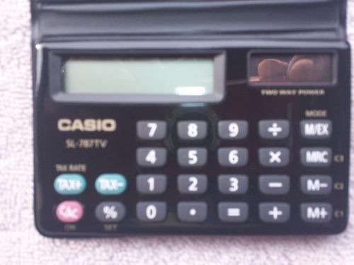 Calculadora Casio Sl 787tv.
