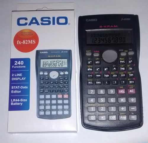 Calculadora Cientifica Casio Fx82 Ms, Doble Linea