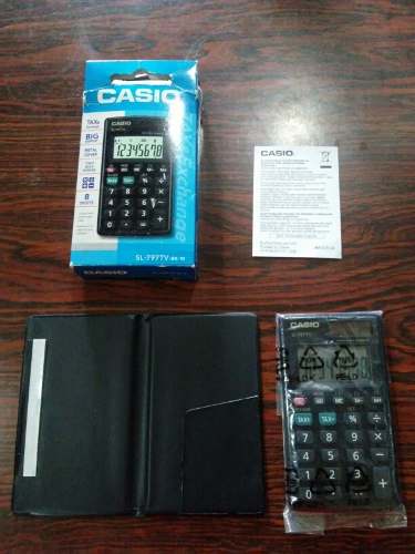 Calculadora De Bolsillo Casio 8 Digitos Mod. Sl797tv