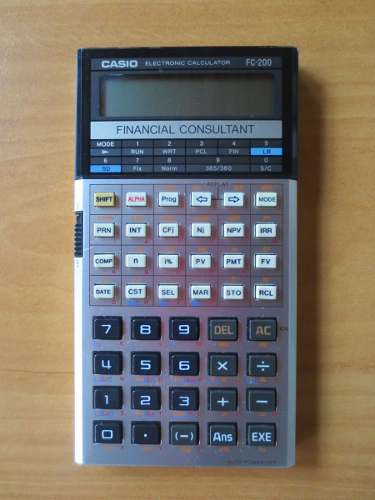 Calculadora Financiera Casio Fc-200