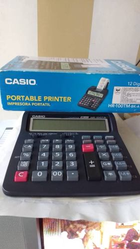 Calculadora Impresora Portatil Casio