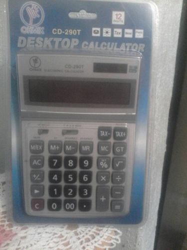 Calculadora Ohmix Mod Cd-290t 12 Digitos Nva