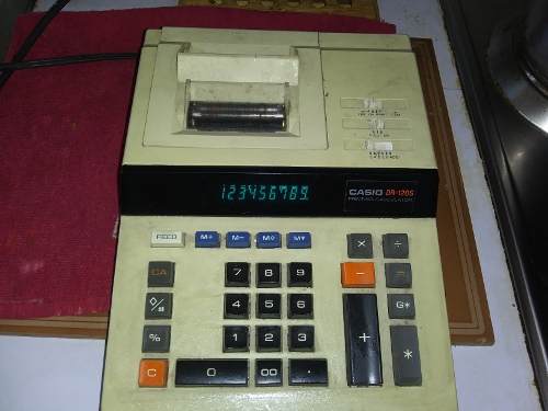 Calculadora Sumadora Casio Dr-120s Printing Calculator