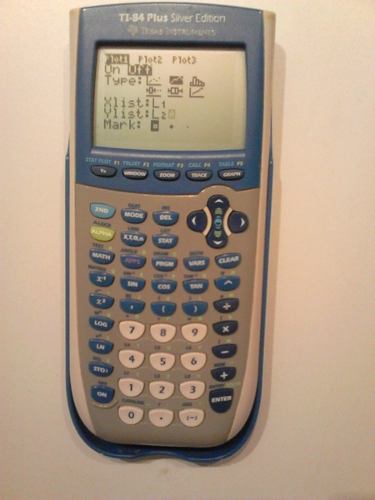 Calculadora Texas Instruments Ti-84 Plus Silver Edition.