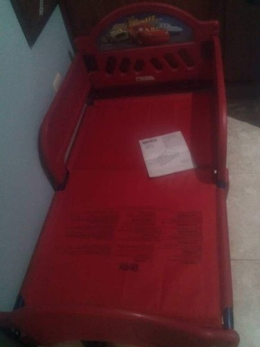 Cama Cuna Niño Car Con Colchon Muy Poco Uso