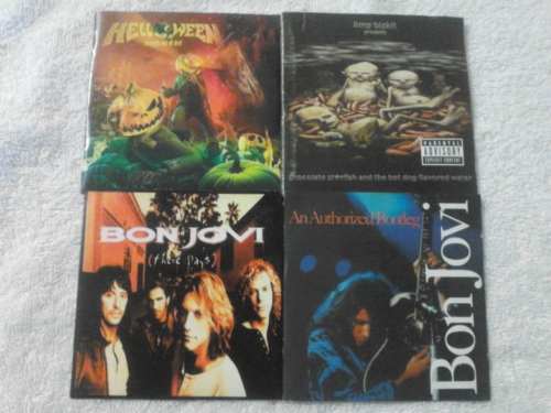 Cd Judas Priest/bon Jovi/helloween/rem/inxs/limp Biskit Ozzy
