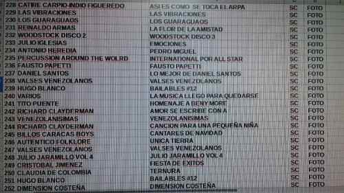 Discos De Vinyl, Temas Variados.lista #2