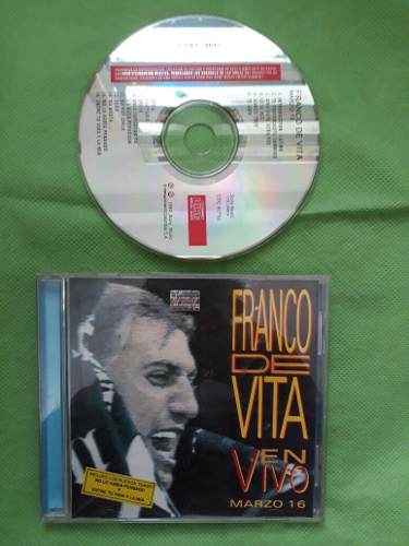 Franco De Vita En Vivo Cd Música Original