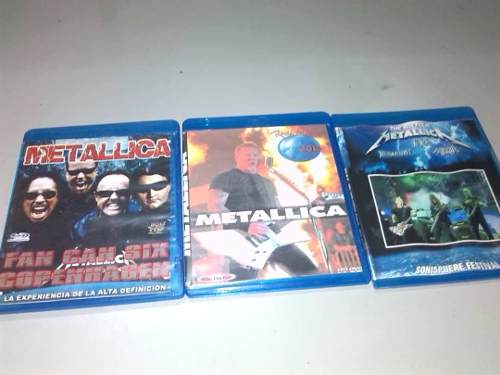 Metallica: Conciertos En Blu Ray. The Big 4, Rock In Rio Etc