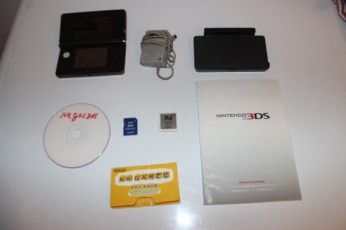 Nintendo 3ds Usado Original Negro Funcional + R4