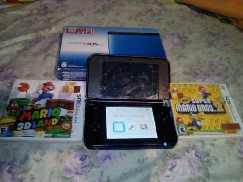 Nintendo Ds 3d Xl Flet Dañado Y Dos Juegos Originales