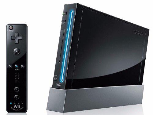 Nintendo Wii. Color Negro. Con Sus Accesorios.