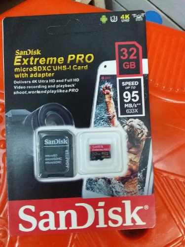 Memoria 32 Gb Sandisk Extreme Pro. Ventas Al Mayor Y Detal