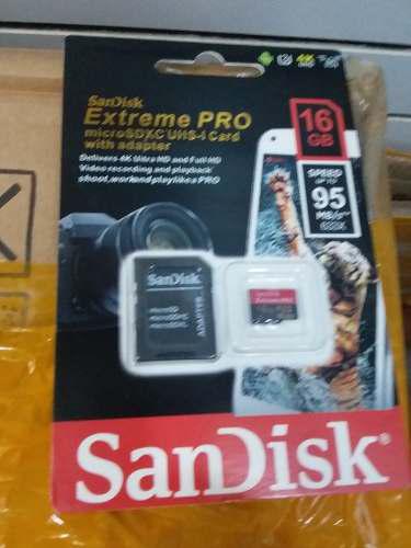 Memoria Sandisk 16 Gb Extreme Pro. Ventas Al Mayor Y Detal